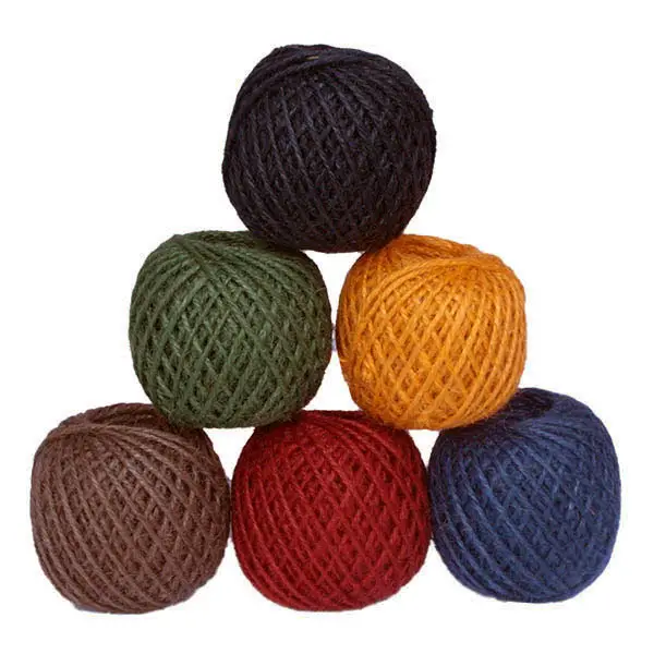 Top Selling High Quality Export Oriented Colorful Jute Yarn from Bangladesh