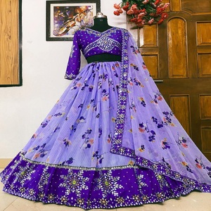 <strong>DESIGNER</strong> GEORGETTE LEHENGA - Product Image 1