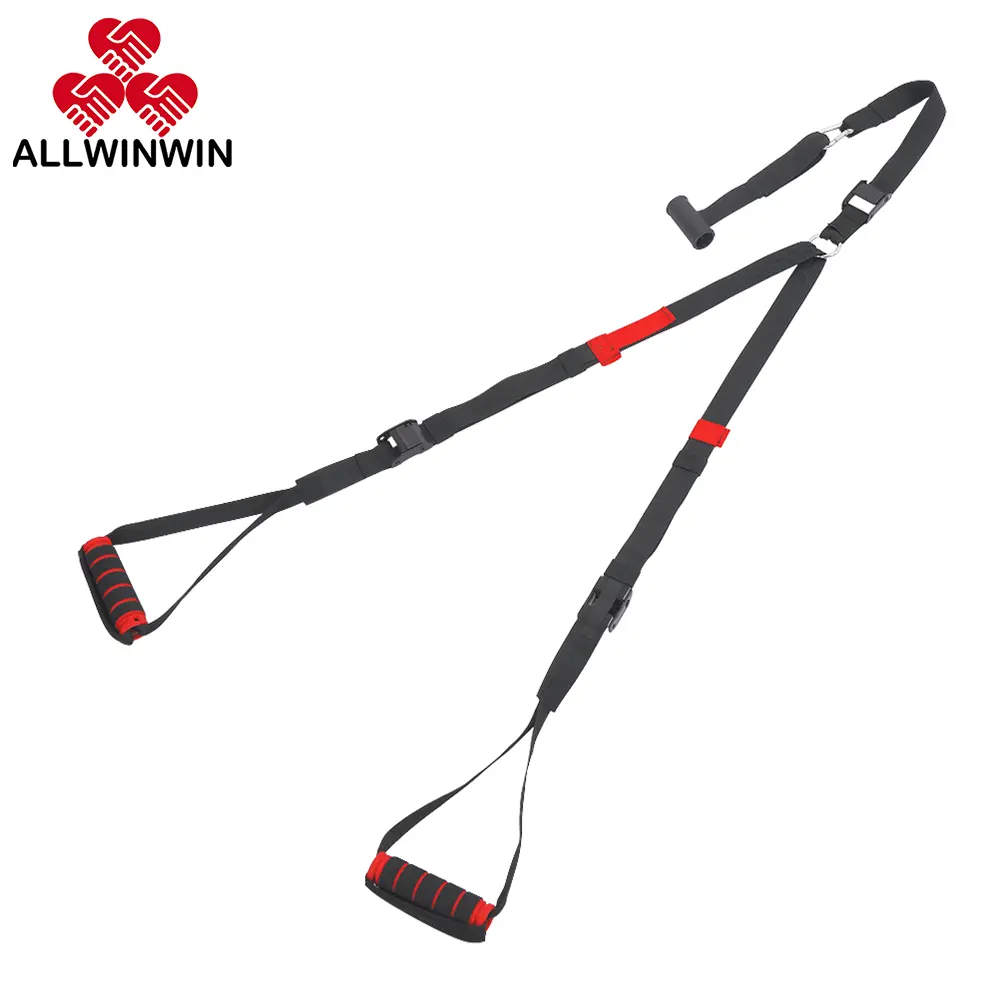 ALLWINWIN-Cinta de resistencia para puerta, tubo ajustable de entrenamiento, DRB05