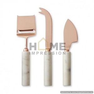New Arrival Attractive Design Set of 2 <strong>Agate</strong> <strong>Handle</strong> Spoon Cutlery Set Modern Luxury Beautiful Decorative Cutlery Set - Product Image 4