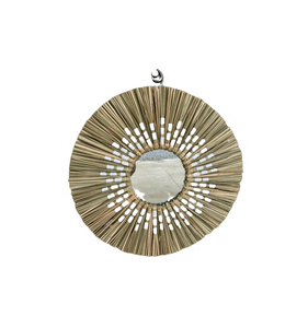 ตะกร้าหวายติดผนังหญ้าทะเลแบบแขวนทำด้วยมือของตกแต่งผนังบ้านโรงแรมปาร์ตี้งานแต่งงานของขวัญ - Product Image 4