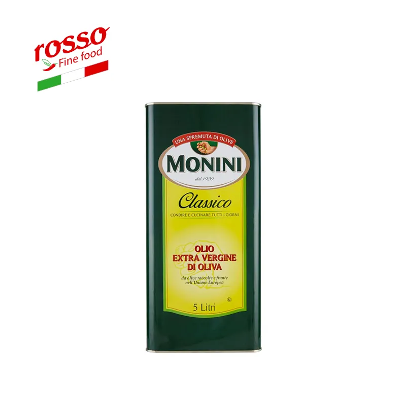 น้ํามันมะกอกบริสุทธิ์พิเศษที่ดีที่สุด MONINI น้ํามันมะกอกบริสุทธิ์พิเศษคลาสสิก 5 ลิตร - ผลิตในอิตาลี