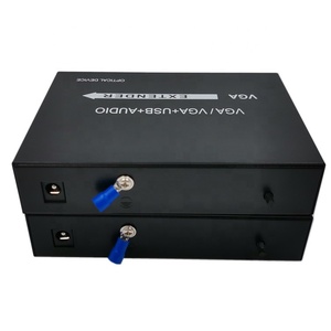 高清20公里VGA光纤扩展器媒体转换器光终端1080P SC FC光纤VGA USB KVM产品光纤设备 - Product Image 5