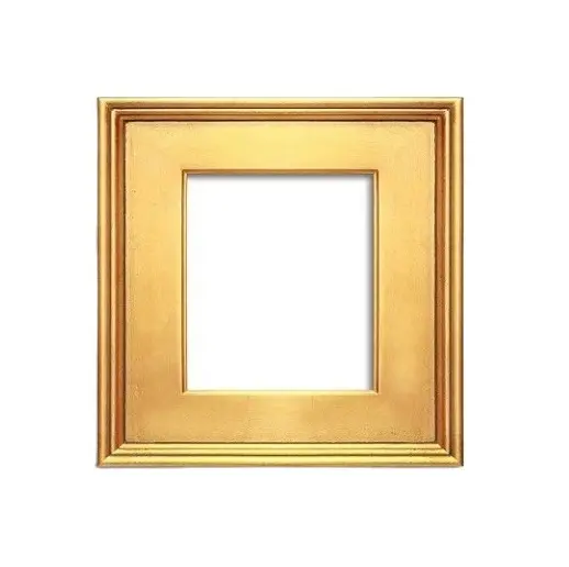 Cornice per foto estrusa di Design classico di dimensioni personalizzate in metallo dorato di lusso in fusione di alluminio per pareti Decorative