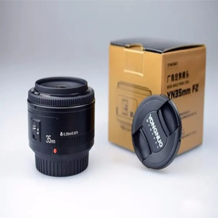 Hot Penjualan Yongnuo 35 Mm Lensa YN35mm F2 Lensa Wide-Angle Aperture Besar Tetap Auto Fokus Lensa untuk Canon EF Mount Kamera