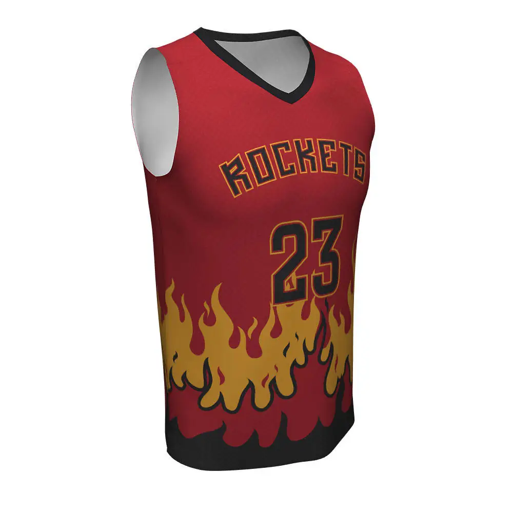 Camiseta de baloncesto roja para hombre, uniformes personalizados, equipos juveniles, ropa de baloncesto Lisa por sublimación, camisetas y Tops, ropa deportiva