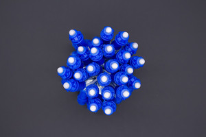 5mmLEDストリングライトシングルカラー50 Leds/ストリングDC12v 9mm ws2801rgb LEDピクセルライト - Product Image 3