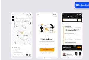 Online Best Courier Delivery App Design | Android Paket zustellung App Entwicklung - Product Image 5