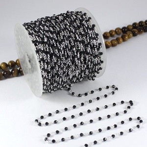 Doğal siyah Spinel değerli taş el yapımı boncuklu tespih zinciri Online satın şimdi hint üretici fabrika maliyeti - Product Image 2