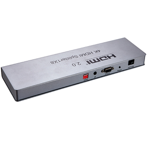 1x8 <strong>HDMI</strong> <strong>Splitter</strong>, <strong>1</strong> in <strong>8</strong> Out <strong>HDMI</strong> <strong>Splitter</strong> Audio Video Distributor Box Support Full HD 3D &amp; 4K X 2K Compatible - Product Image 2