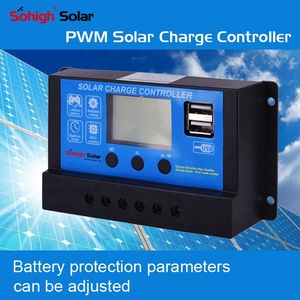 SohighミニPWMオートソーラーパネル充電コントローラー12/24V 10Aバッテリー充電コントローラー - Product Image 3