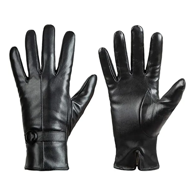 Womens Winter Leather Touchscreen Texting Warm Driving Lambskin Gloves 100% Pure Spring Women Leather Dressing Gloves