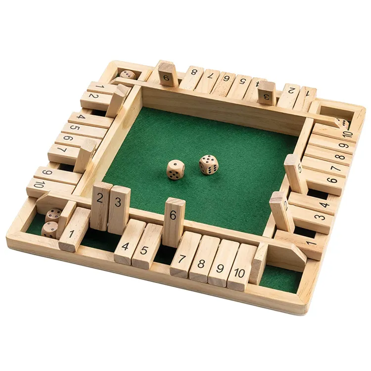 Handmade high quality classroom family Bar wooden board game