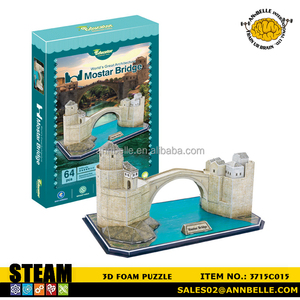 3D пазл из бумаги, головоломка Mostar bridge (Босния и евровина) - Product Image 2