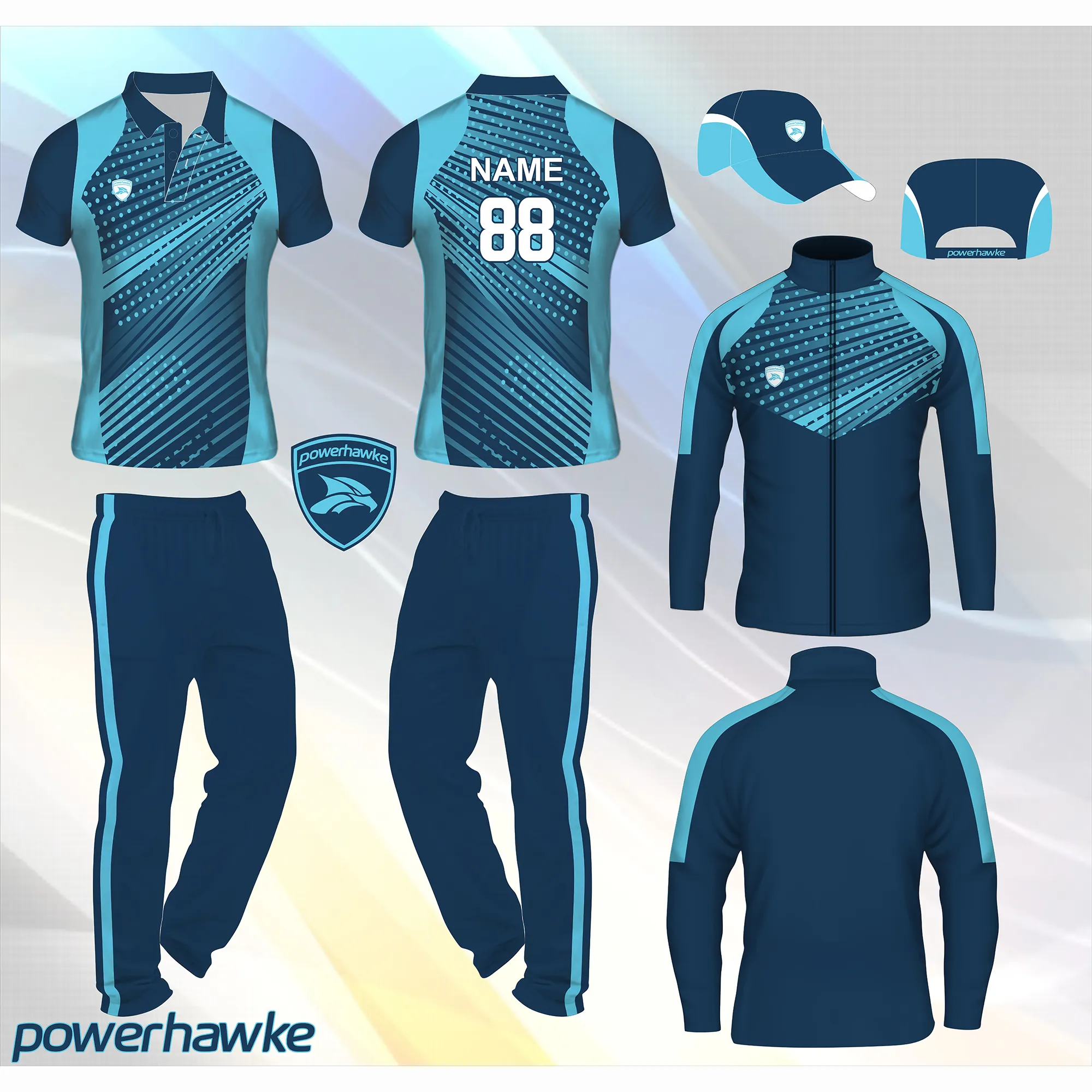 Neues atmungsaktives Team Cricket Jersey Design Sport Trikot