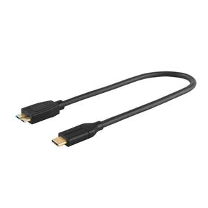 用于外部硬盘驱动器的USB C型公到微型USB B 3.0公电缆 - Product Image 1