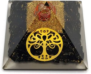 生命の木のシンボルクリスタルエネルギー発電機を備えたベストセラーのOrgonite Pyramid Shungite Orgone Pyramid高品質 - Product Image 4