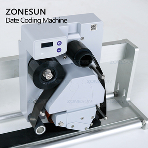 ZONESUN Halbautomati scher intelligenter Datums codierer Chargen produktions nummer Druck datum Codier maschine für Etikett ier maschine - Product Image 2