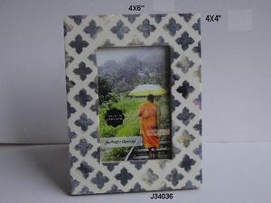 定制骨镶嵌印度图片相框最新设计弯曲相框待售 - Product Image 4