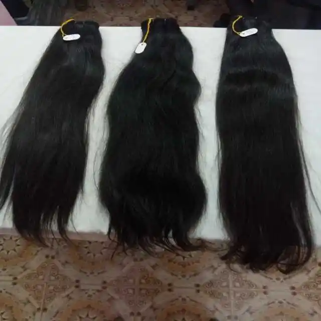 El último a 100% sin procesar elástico largo bandas para el cabello de las mujeres indias del pelo brasileño