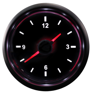 Manomètre pour horloge électrique, jauge avec bouton de réglage, 52mm, 12 heures - Product Image 1