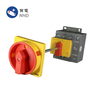 NDS-60/ 80 /100 4G5DL3 izolatör anahtarı kam anahtarı anahtarı ayırıcı 4 kutuplu 63A, 80A, 100A, taban ve DIN-ray montaj - Product Image 1