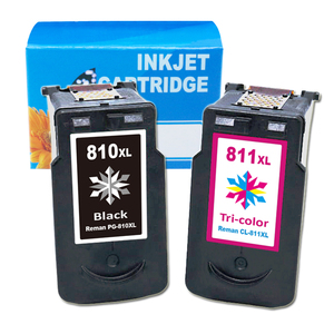 ממוחזרות PG-810 CL-811 XL ומילא דיו מחסנית עבור canon 810 מחסנית <span class=keywords><strong>pg810</strong></span> <span class=keywords><strong>cl811</strong></span>