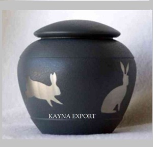 Thiết kế độc đáo phong cách Châu Âu Pewter hoàn thành đúc kim loại tùy chỉnh kích thước Pet urns với Paw Marks - Product Image 4