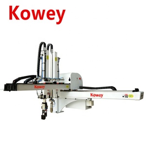 Einachsiger Servo roboter mit zwei Teleskop armen für Kunststoffs pritz gieß maschinen - Product Image 1