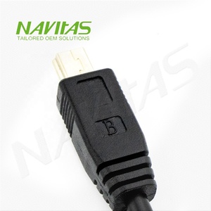 USB 2.0ชุดสายเคเบิลตัวผู้ไปยัง Mini-B สำหรับอุปกรณ์มือถือและการเชื่อมต่อคอมพิวเตอร์ - Product Image 4