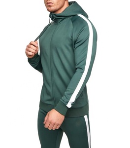 Polo esportivo personalizado, corda branca manga comprida masculino traje de suor/suor