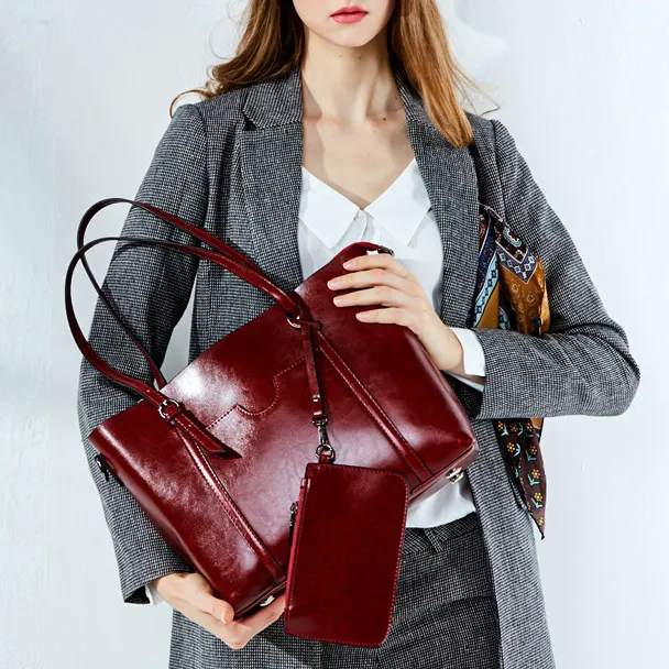 Lady New Products Luxus Damen handtaschen Schulter Ledertaschen F L6140 Office Damen Handtaschen und Geldbörsen Polyester Casual Tote