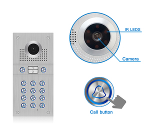 High Performance 2-way Video <strong>Intercom</strong> Video Portero <strong>Intercom</strong> with Visitor Photo Memory for 2 Rooms - Product Image 2