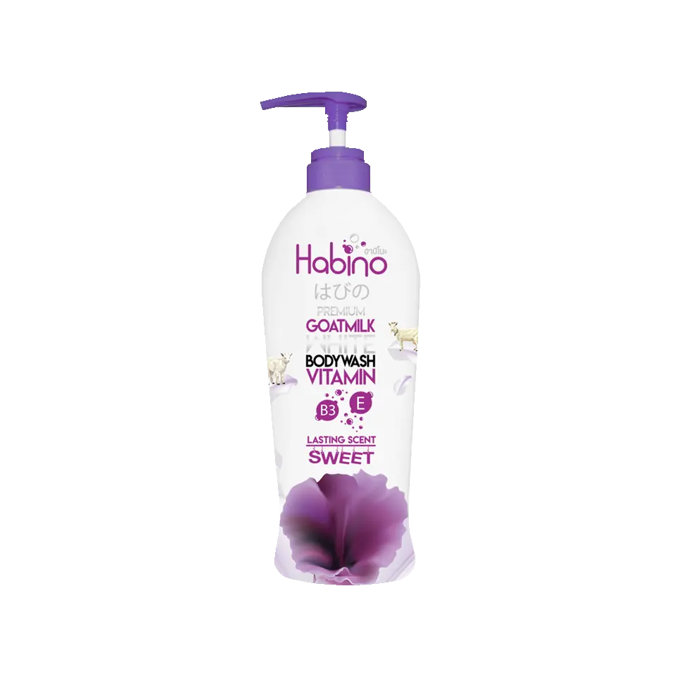 Crema de ducha HABINO, 500ml, aroma dulce con vitamina E y B3