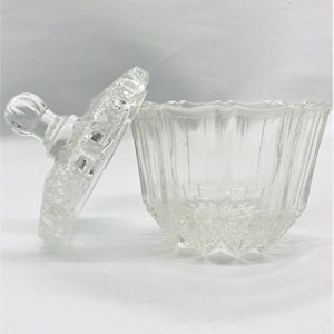 Custom Made Crystal Glass Candy Bowl Candy <strong>Jar</strong> with Lid - Product Image 4