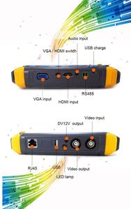 Probador de cámara de seguridad analógica, Monitor de 5 pulgadas, HD, 5MP, TFT, LCD, TVI, AHD, CVI, CVBS, CCTV, Cuatro en Uno, VGA, entrada MI - Product Image 3