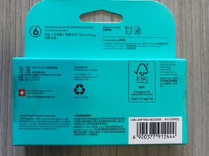 Original logitech Usb Unifying Receiver 6 Channel and Nano Receiver for Logitech Wireless Mouse and <strong>Keyboard</strong> - Product Image 6