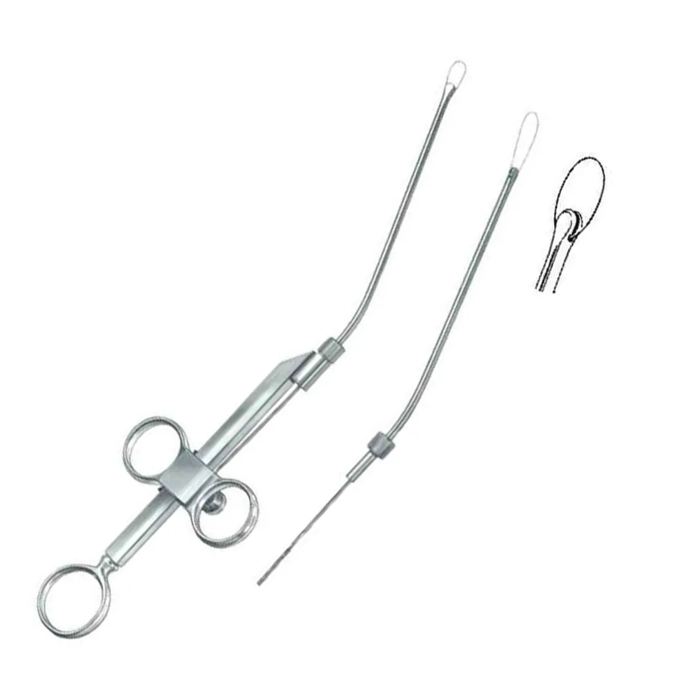 Adesivos de orelha poli, adesivos de orelha de aço inoxidável, instrumentos cirúrgicos