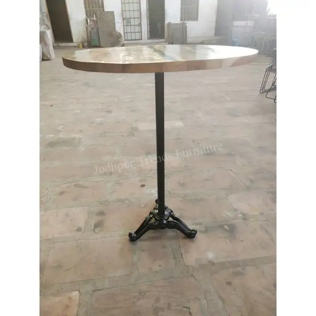 2020 robusto de fundición plegable mesa de Bar de hierro forjado muebles de diseño para Bar