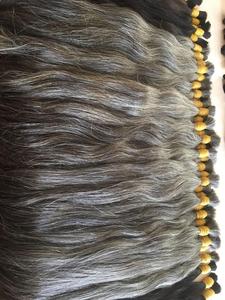 100 Raw Real <strong>Human</strong> Hair Grey Raw Virgin Unprocessed Hair Sell for <strong>Canada</strong> Grey <strong>Human</strong> Hair for Braiding - Product Image 6