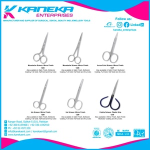 Professional Cosmetic Tools Custom Logo Stainless Steel Embossed Handle Beauty Scissors Gold Plated Straight <strong>Fancy</strong> Curved <strong>Sharp</strong>