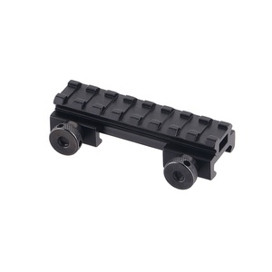 FOCUHUNTER taktik 1/2 "yüksek profil 8 yuvaları adaptörü bankası dağı açık kırmızı nokta görüşü 20mm yükseltici dağı avcılık kapsam aksesuarları - Product Image 1