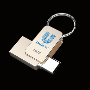 Super Mini TypC USB 3.0 Flash-Laufwerk benutzer definiertes Logo 32GB 64GB USB Pen drive Speicher Expad Flash-Disk Metall benutzer definierte USB-Stick Schlüssel bund - Product Image 5