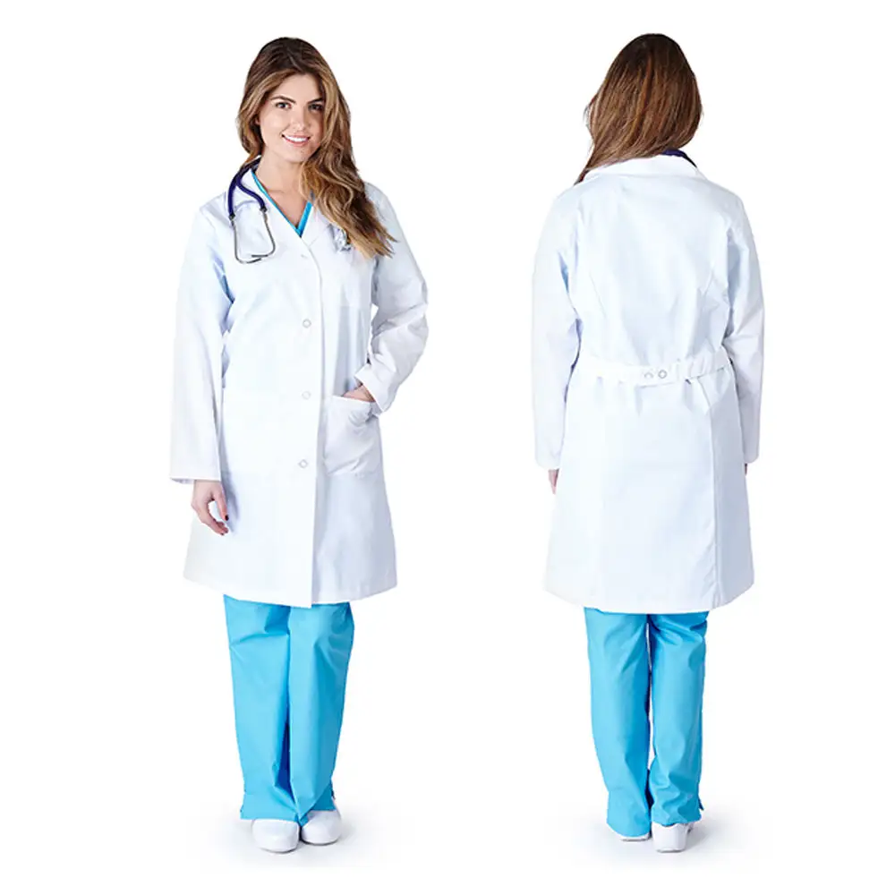 Moda renk tasarımları streç Uniforme takım elbise setleri kadın hemşire tıbbi Scrubs rahat hastane üniformaları şık silikon ipek