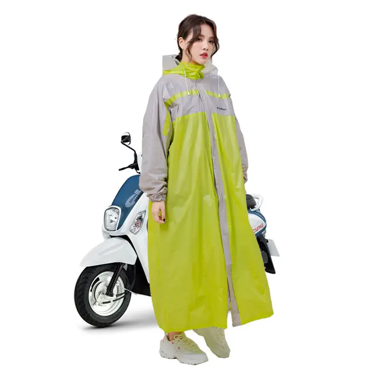 Cute color women 100% rain coat waterproof