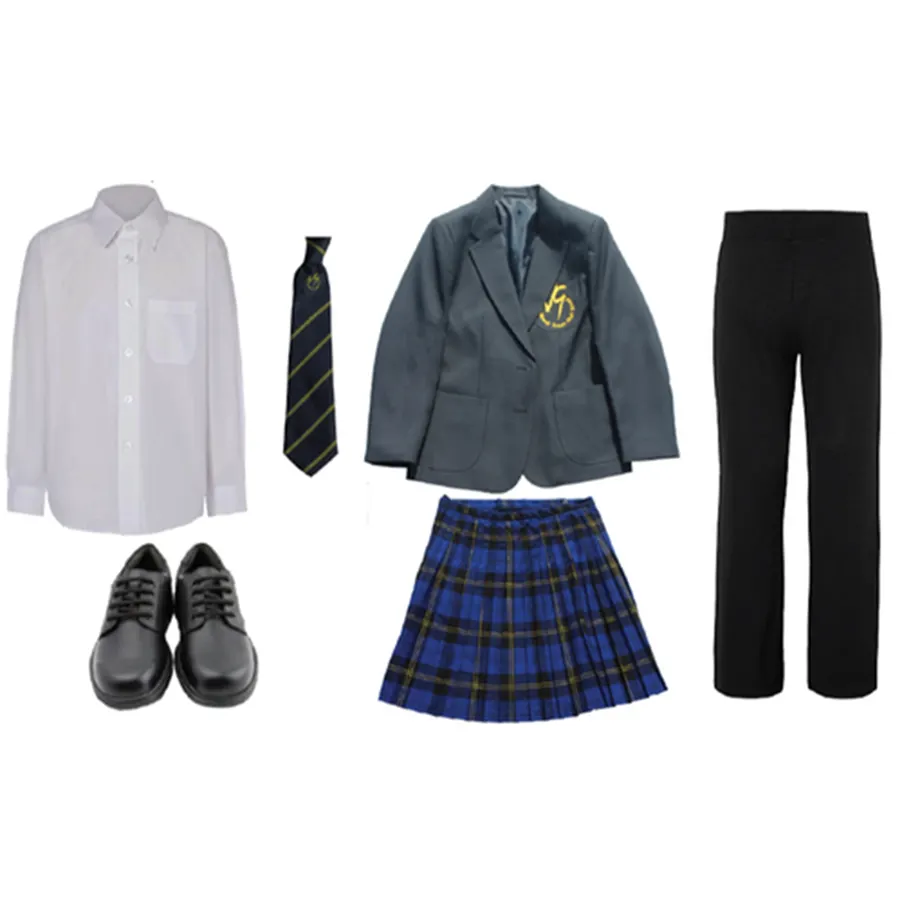 Özelleştirilmiş çocuk çocuklar Unisex okul üniformaları, tüm özel okul üniformaları