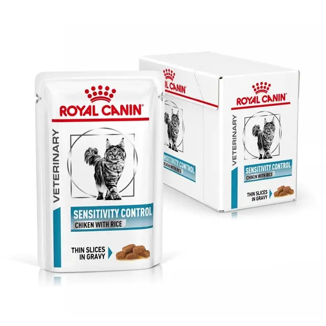 Royal Canin อาหารแมวเปียกควบคุมความไว,อาหารแมวเปียกสำหรับผู้ใหญ่คุณภาพอาหารสัตว์เลี้ยง Royal Canin