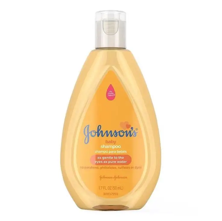 Johnson's Baby-champú hipoalergénico para bebé, sin parabos, ftalatos, sulfatos o tintes, tamaño de viaje de 1,7 oz (paquete de 12)