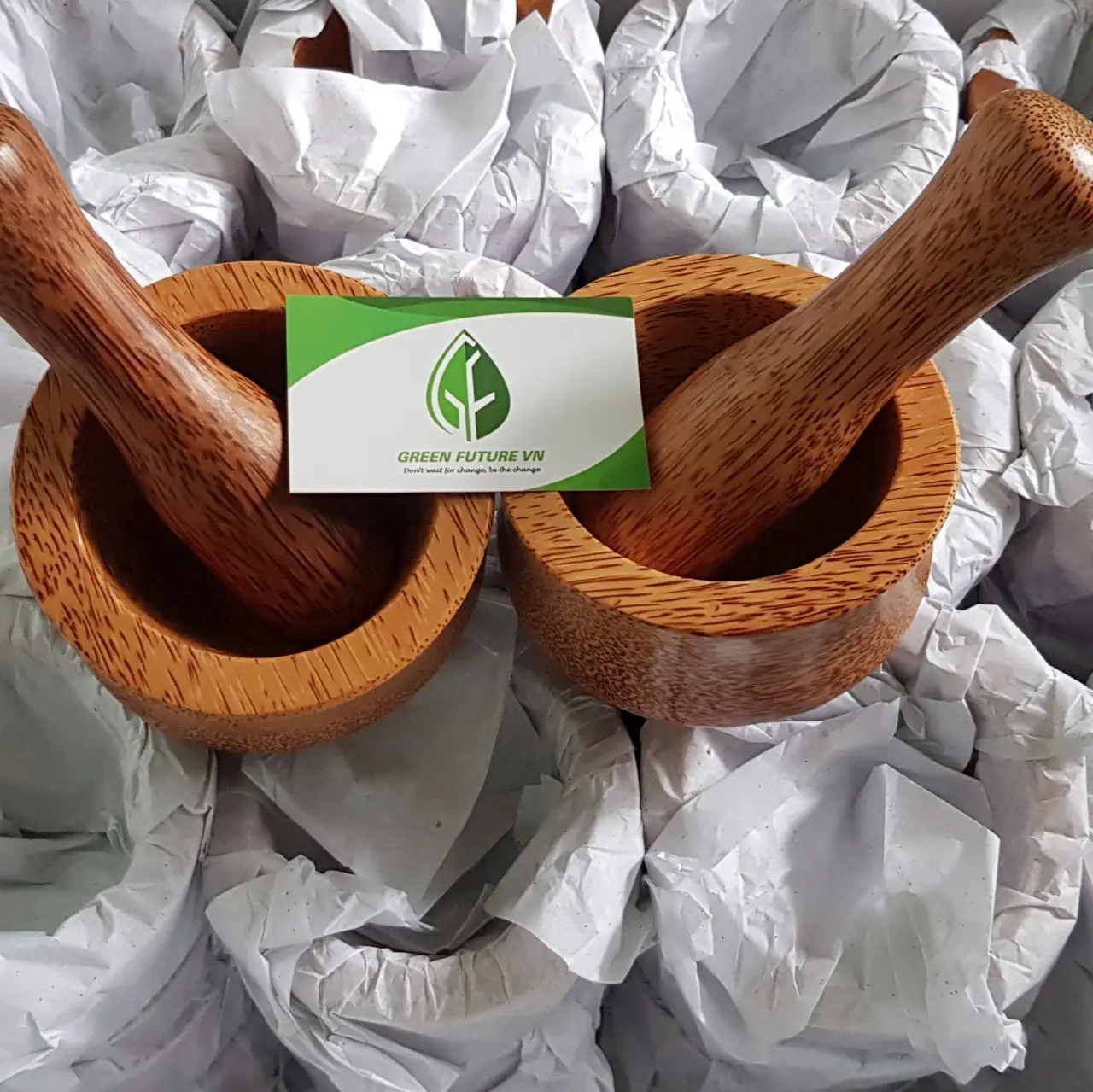Großhandel Kokosnuss mörser und Stößel Set aus Vietnam Nam/Kokosnuss Produkt