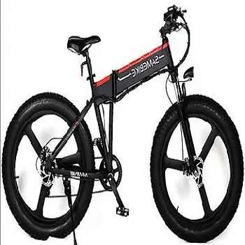SAMEBIKE X5XD26 Adult Fat Model Electric Bicycle 48V 8AH 26 Inch Folding Ebike with 7S Speeds and 250W Power Shimano Motor